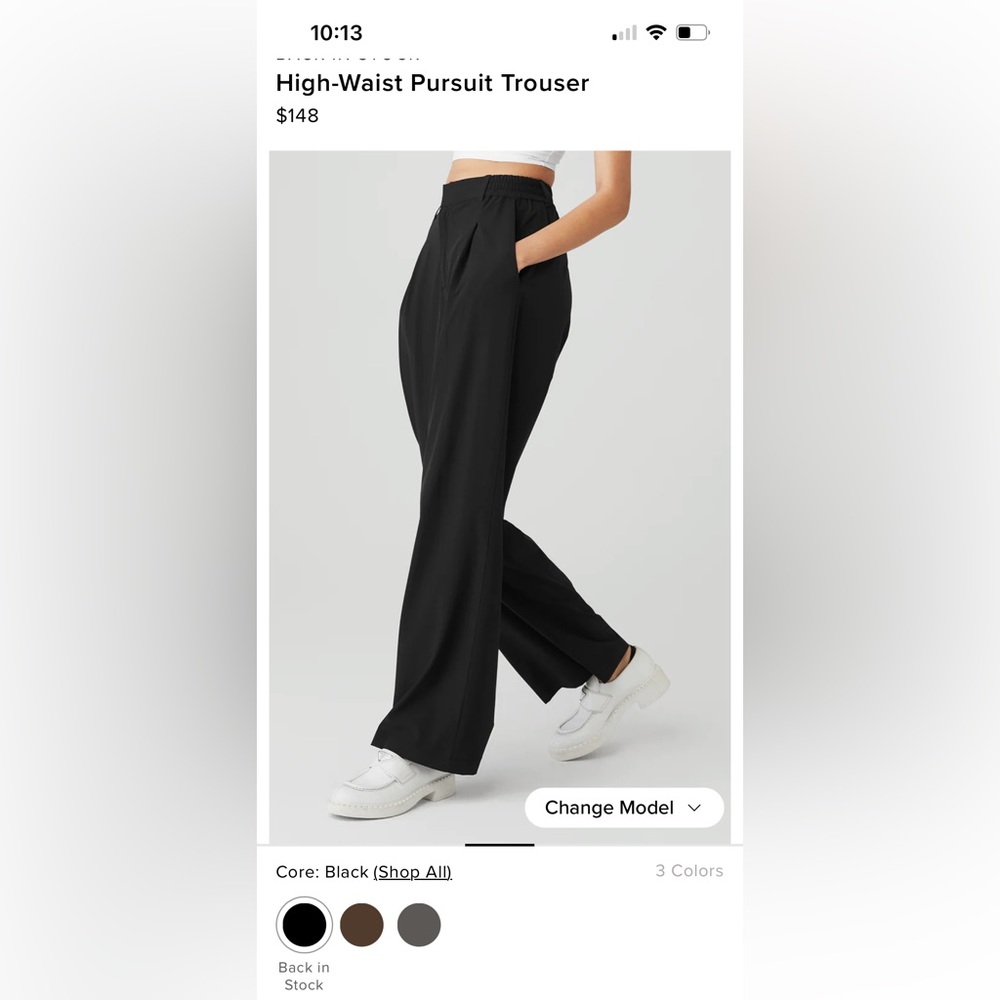 Alo High-Waist Pursuit Trouser